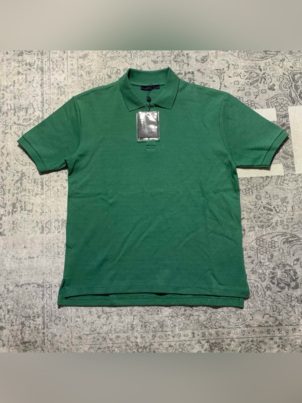 Louis Vuitton Green Short-Sleeve Polo Shirt